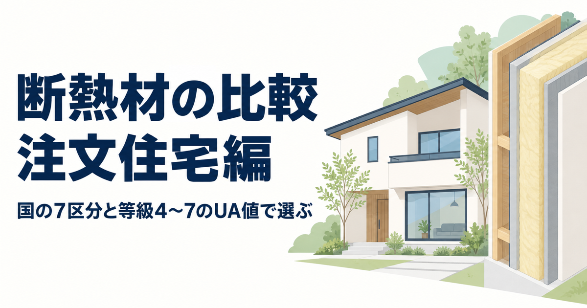 断熱材の比較 注文住宅編