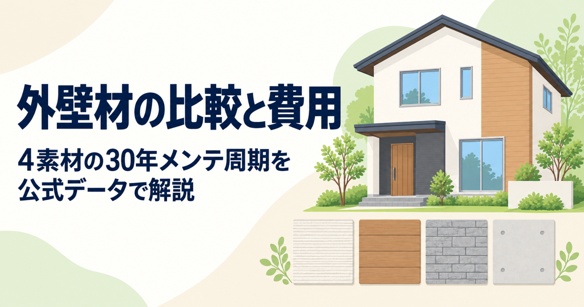 外壁材の比較と費用
